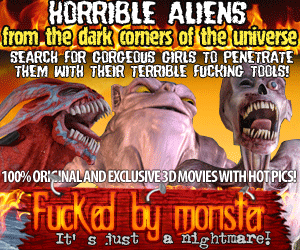 fucked by monster!