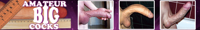 Amateur studs brandish their super big cocks on cam!